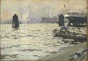 Anders Zorn, The Port of Hamburg,